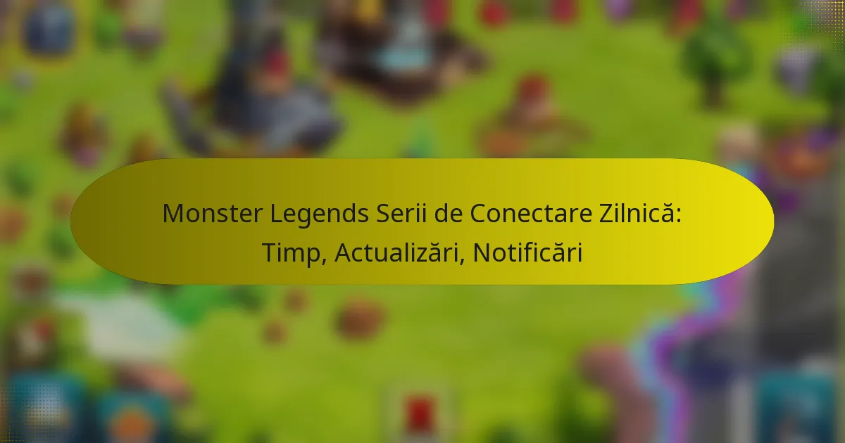 Monster Legends Serii de Conectare Zilnică: Timp, Actualizări, Notificări